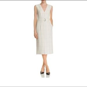 Hugo Boss Plaid Faux Dress